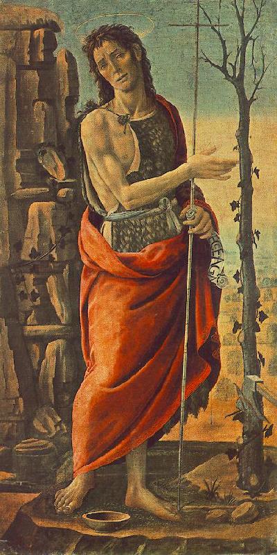 JACOPO del SELLAIO St John the Baptist f